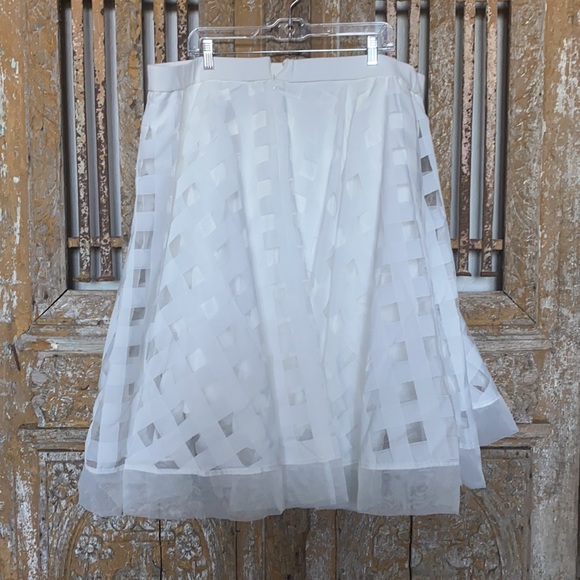 CHRISTIAN SIRIANO X LANE BRYANT WHITE SKIRT 24 - Picture 4 of 9